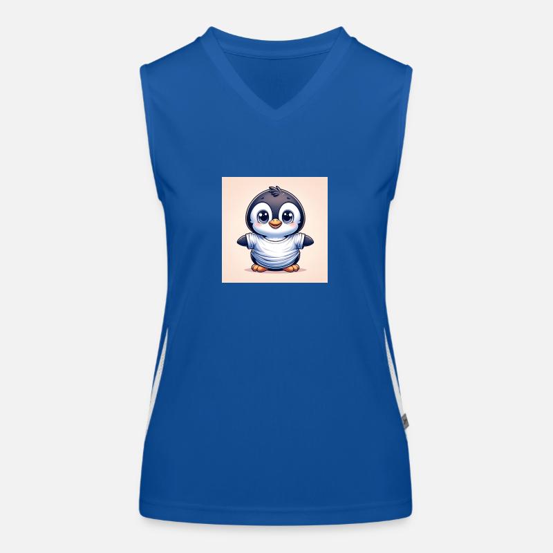 Pinguine two Funktionelles Kontrast-Tank Top für Frauen
