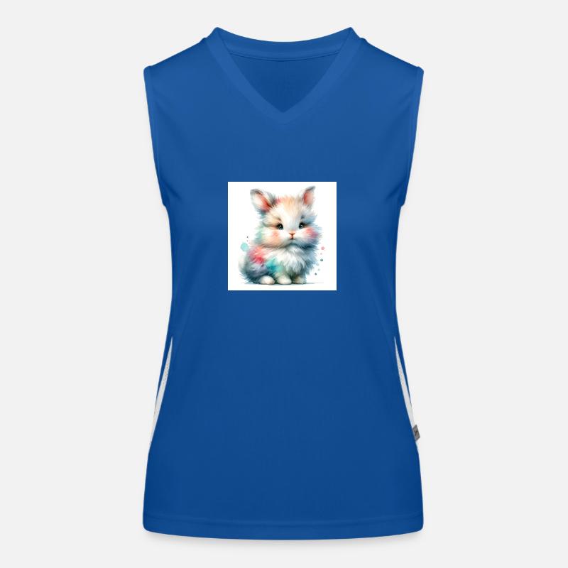 Fille lapin Débardeur respirant contrasté Femme