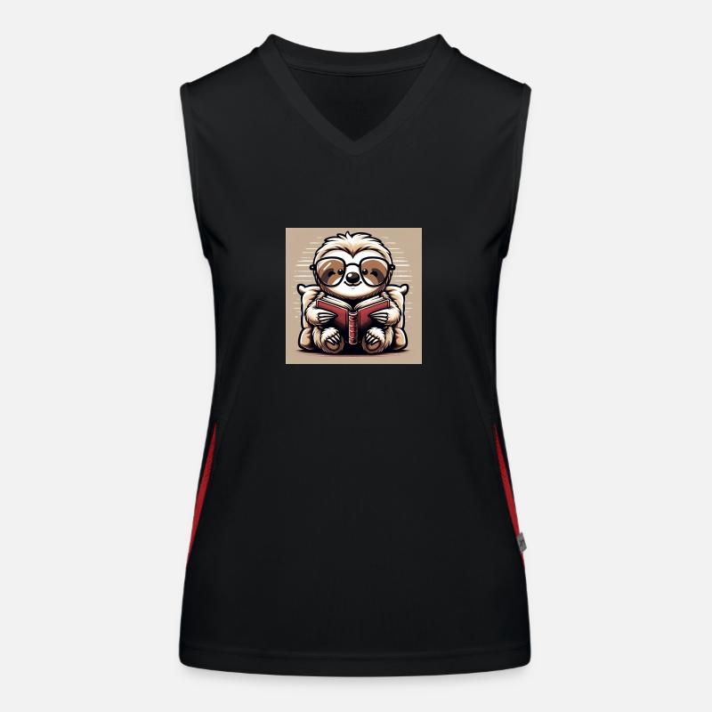 Bookworm Women's Functional Contrast Tank Top