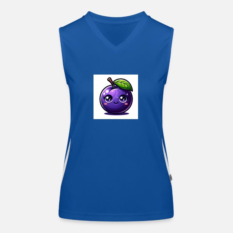 Pflaume lila Funktionelles Kontrast-Tank Top für Frauen