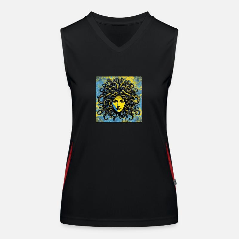 Méduse Débardeur respirant contrasté Femme