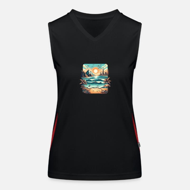 Beachlife Funktionelles Kontrast-Tank Top für Frauen