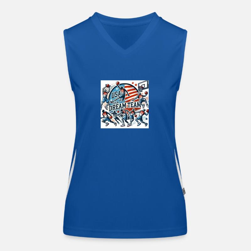 DreamTeam Funktionelles Kontrast-Tank Top für Frauen