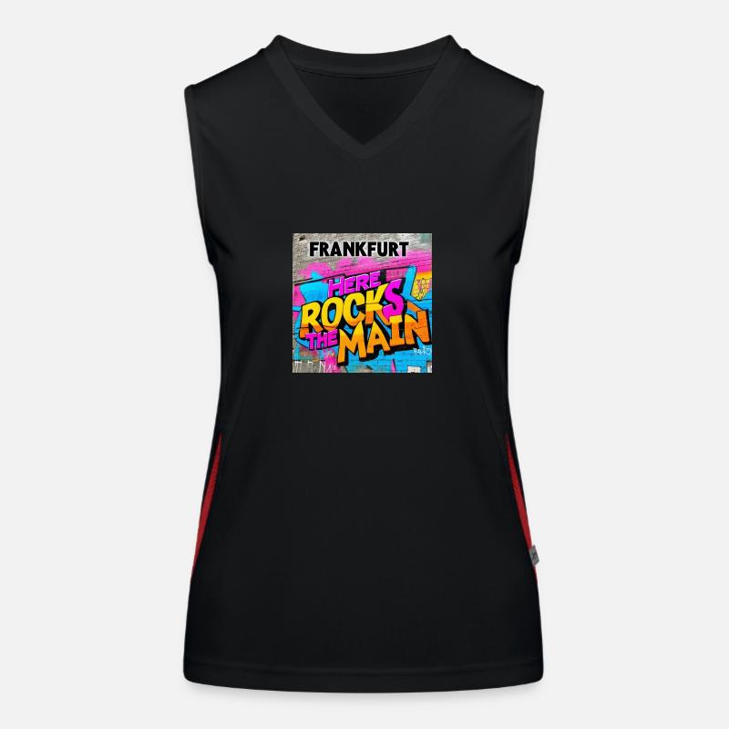 Frankfurt Main Women's Functional Contrast Tank Top