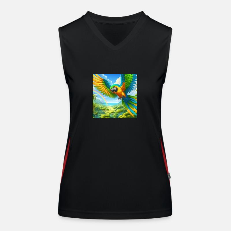 Parrot Women's Functional Contrast Tank Top