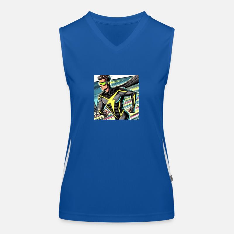 Superhero Women's Functional Contrast Tank Top