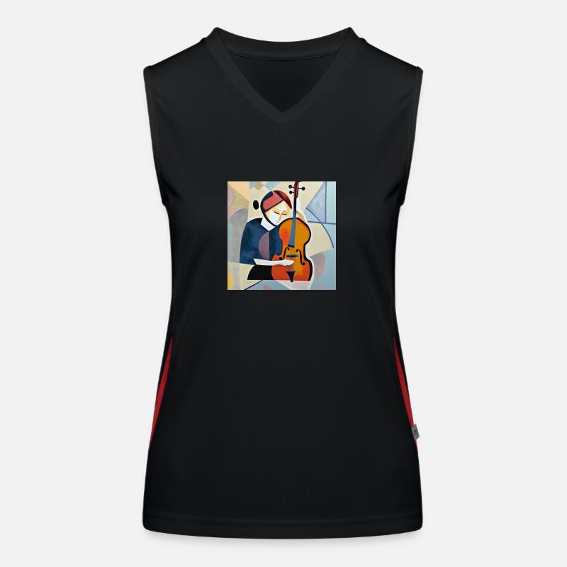 A moment before the note Women's Functional Contrast Tank Top