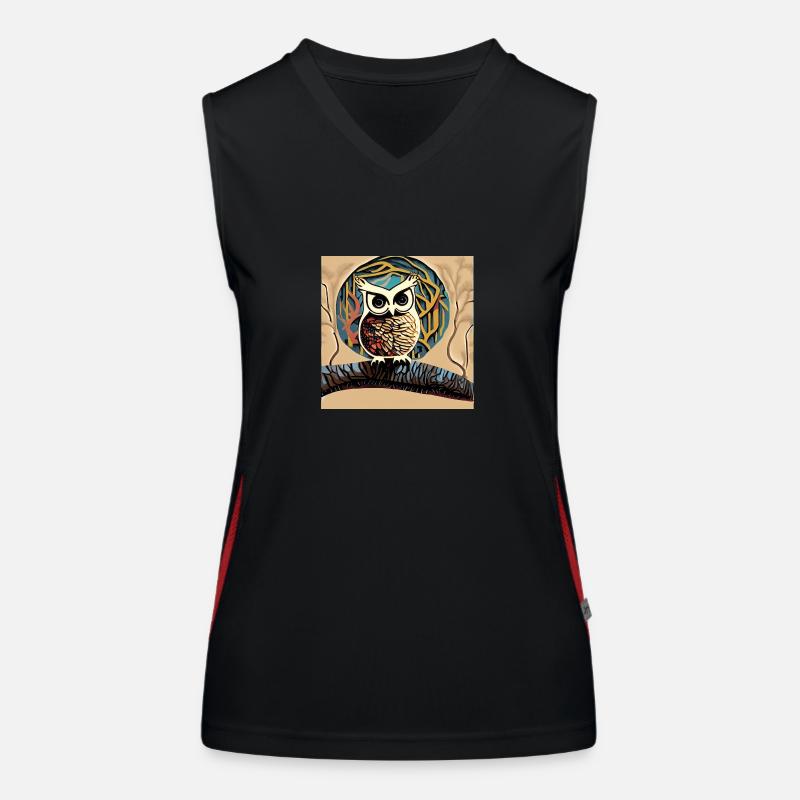 Was "schaue" ich? Funktionelles Kontrast-Tank Top für Frauen