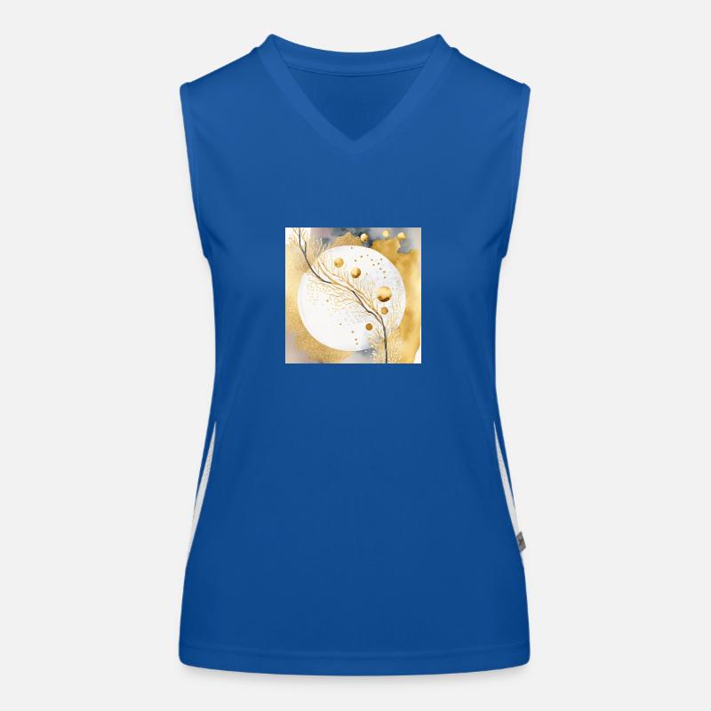 Full moon Women's Functional Contrast Tank Top