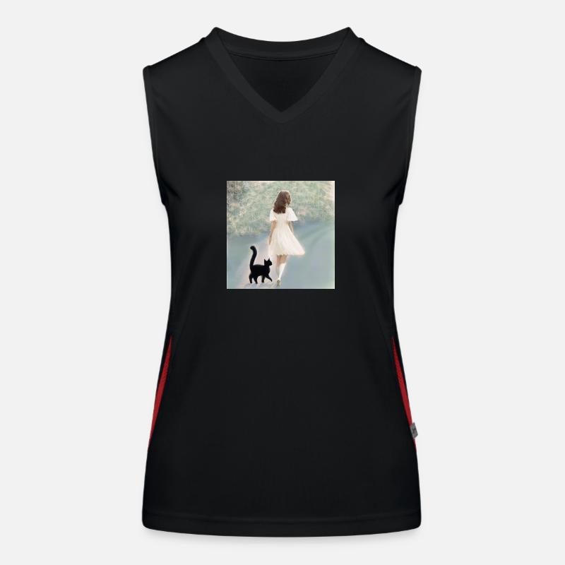 Vers le rêve Débardeur respirant contrasté Femme