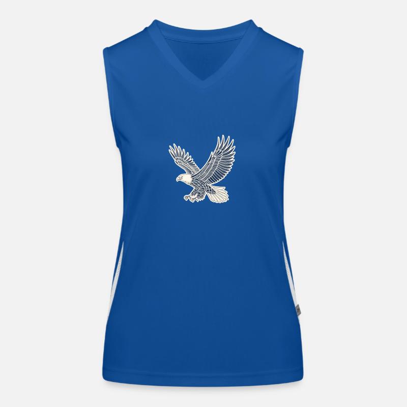 Aigle en vol Débardeur respirant contrasté Femme