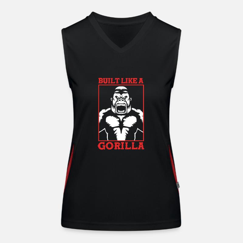 Gorille Débardeur respirant contrasté Femme