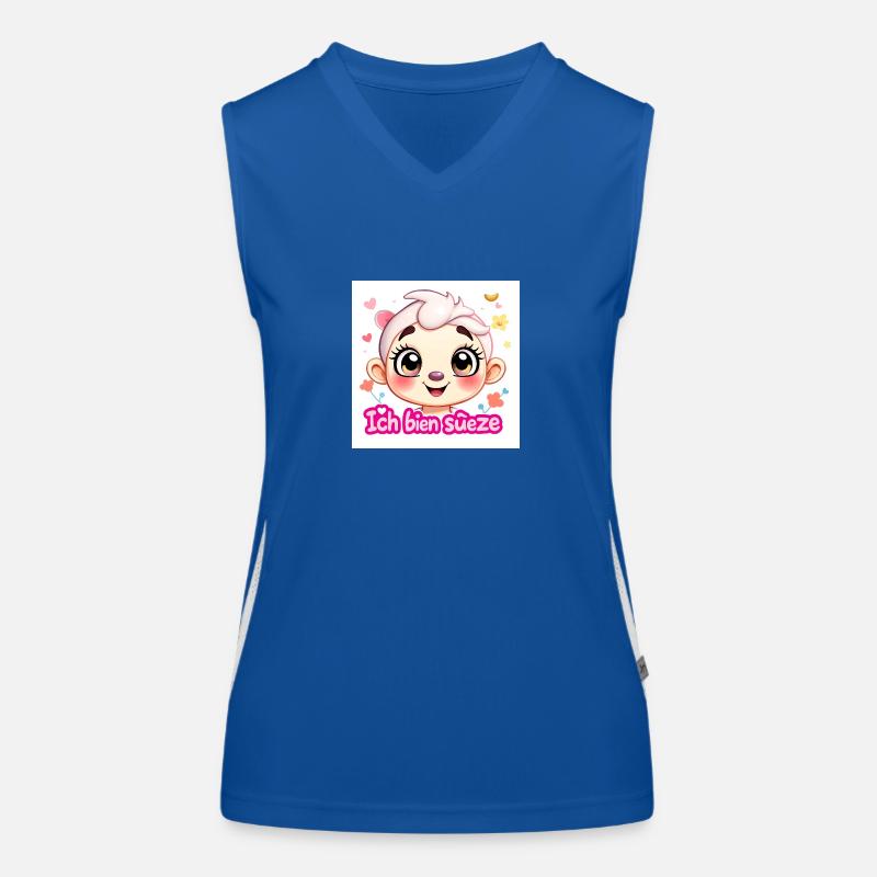 Doux G Débardeur respirant contrasté Femme