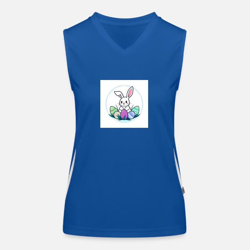 Ei, Ei, Osterzeit! Funktionelles Kontrast-Tank Top für Frauen