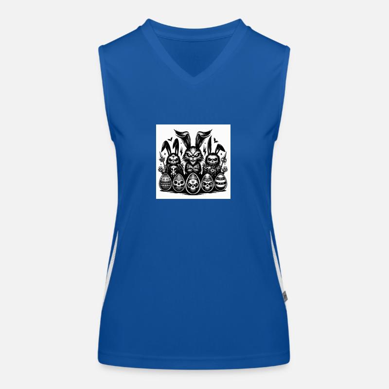 Pâques 5 Débardeur respirant contrasté Femme