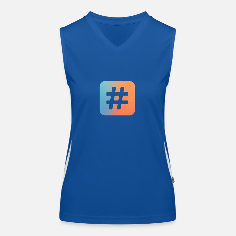 HashtagSommer Funktionelles Kontrast-Tank Top für Frauen