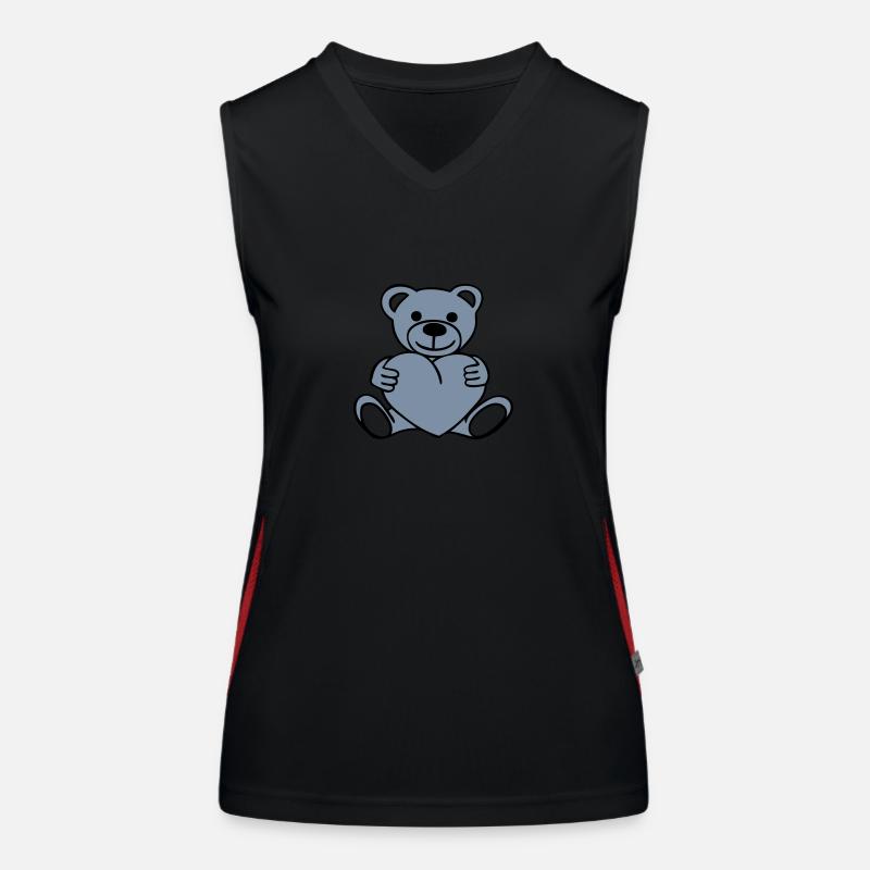Pooh & heart Women's Functional Contrast Tank Top