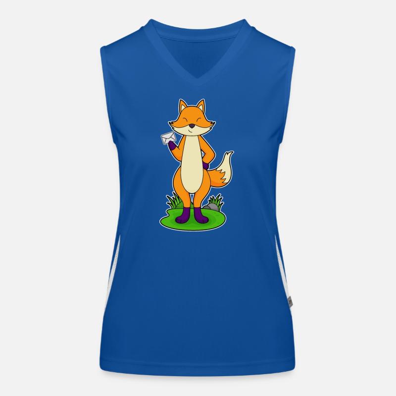 Fuchs Brief Funktionelles Kontrast-Tank Top für Frauen