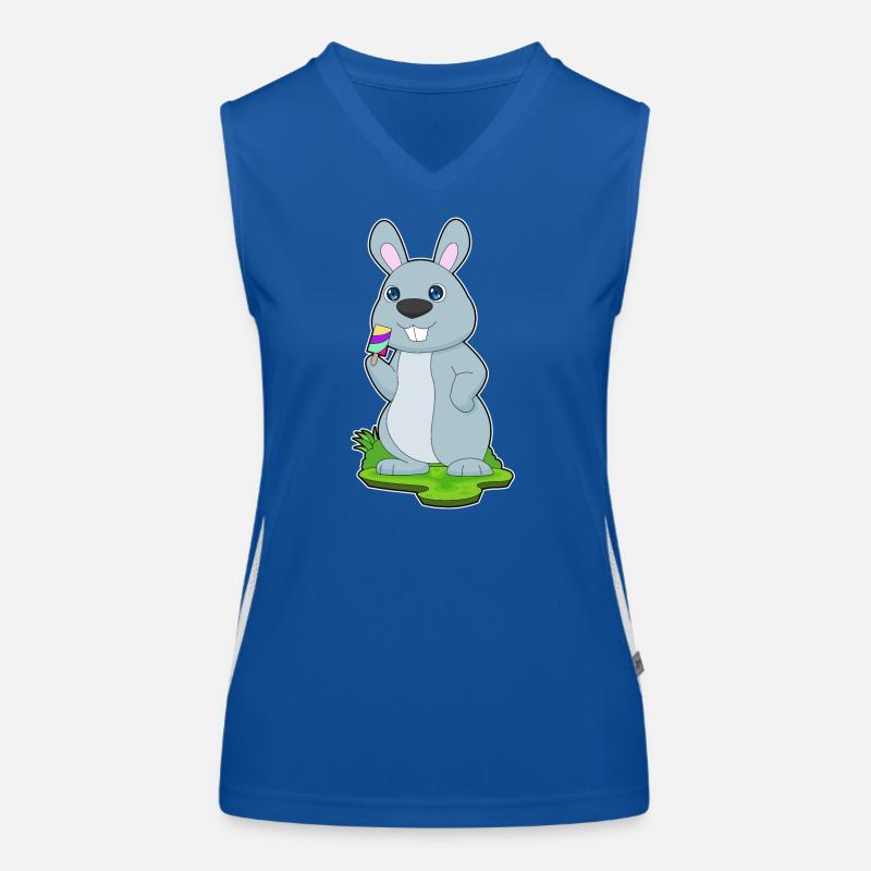 Bunny Popsicles Women's Functional Contrast Tank Top