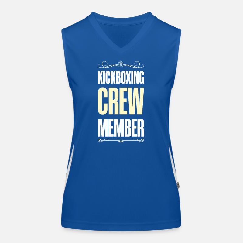 Kickboxing Crew Funktionelles Kontrast-Tank Top für Frauen