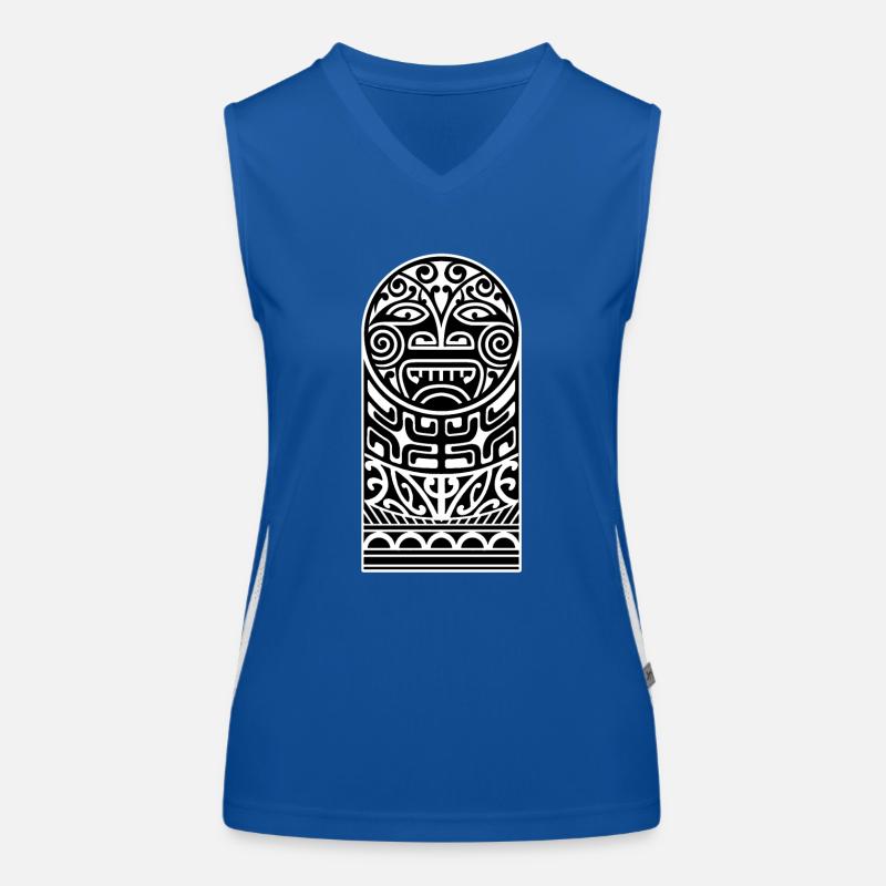 Tiki Maori Design Débardeur respirant contrasté Femme