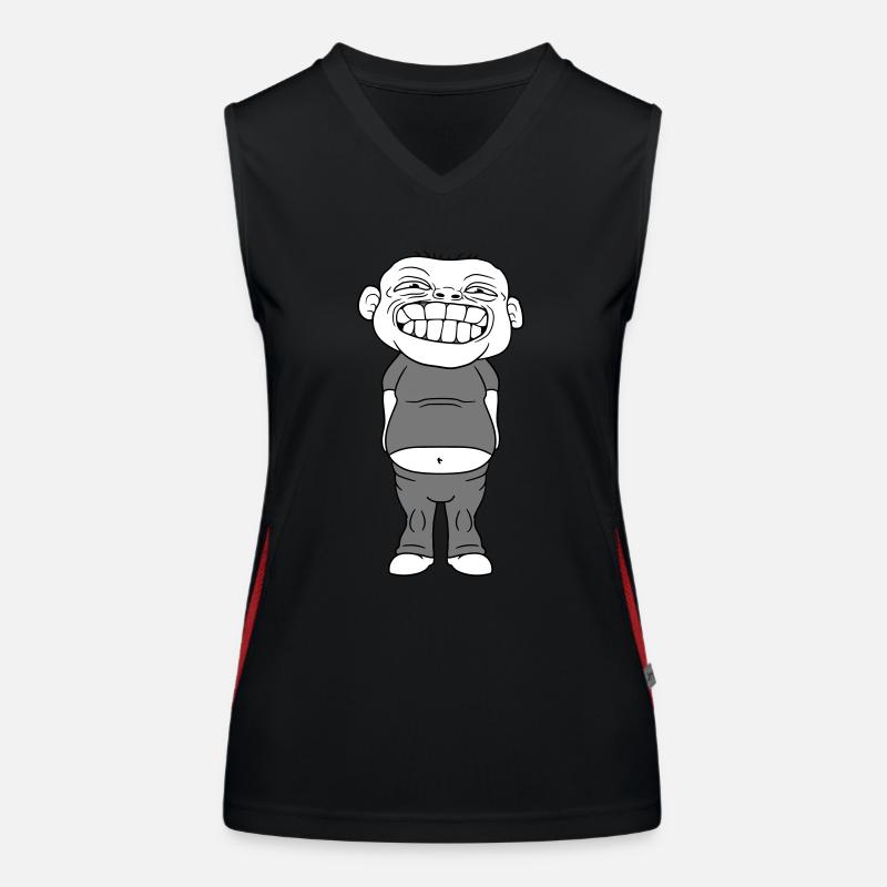 l'obésité augmente le surpoids diaet man laid Débardeur respirant contrasté Femme