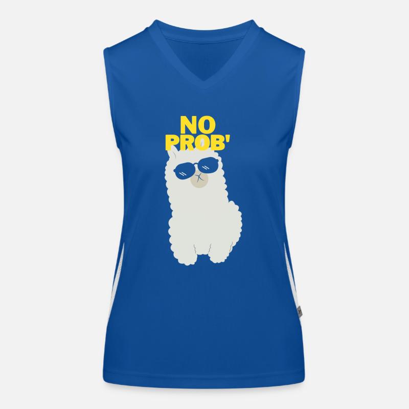 NO PROB'Lama Débardeur respirant contrasté Femme