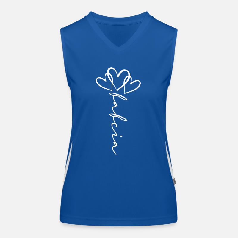 Babcia Scripture Heart Flower Women's Functional Contrast Tank Top