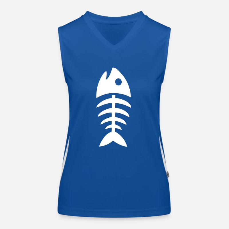 Fischgrate Funktionelles Kontrast-Tank Top für Frauen