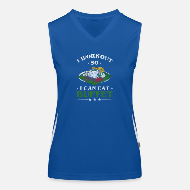 Mahlzeit Genießer Getränke Vielesser Funktionelles Kontrast-Tank Top für Frauen