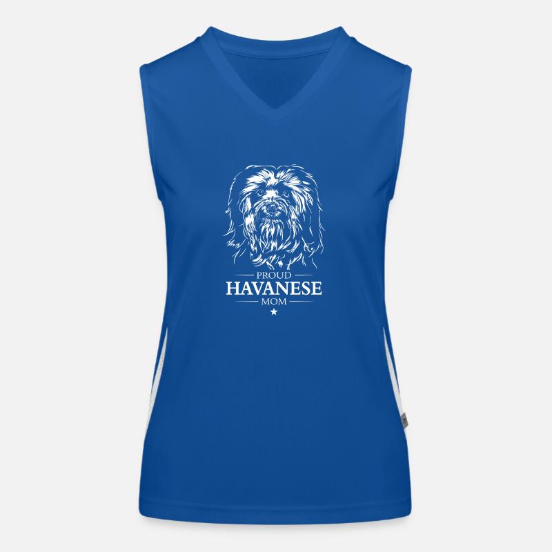 Havanese Mom Hunde Hund Wilsigns Funktionelles Kontrast-Tank Top für Frauen