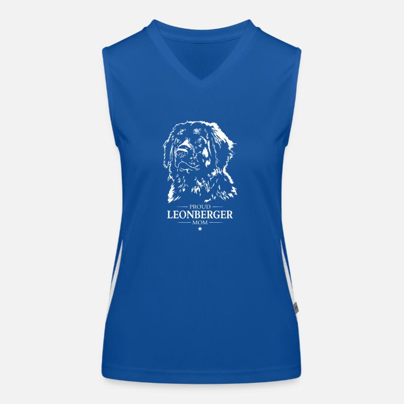Leonberger Mom Hunde Hund Wilsigns Funktionelles Kontrast-Tank Top für Frauen
