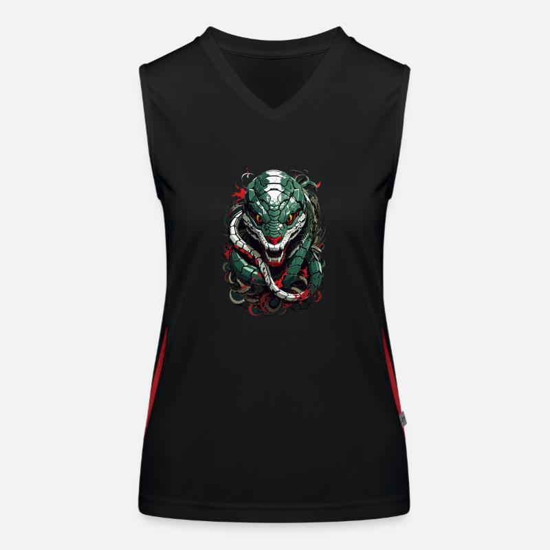 Serpent Débardeur respirant contrasté Femme