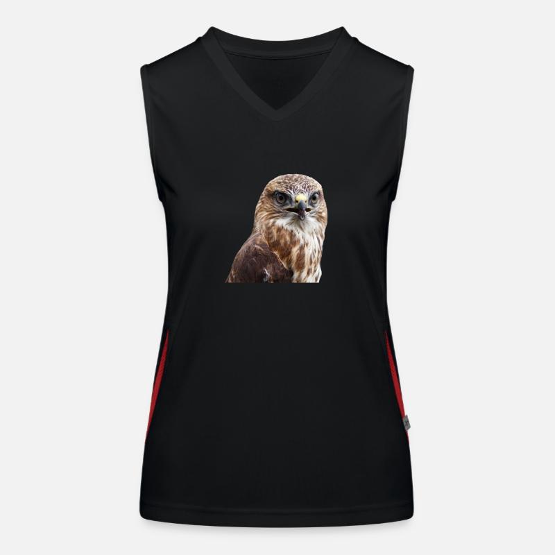 adler eagle buzzard Women's Functional Contrast Tank Top