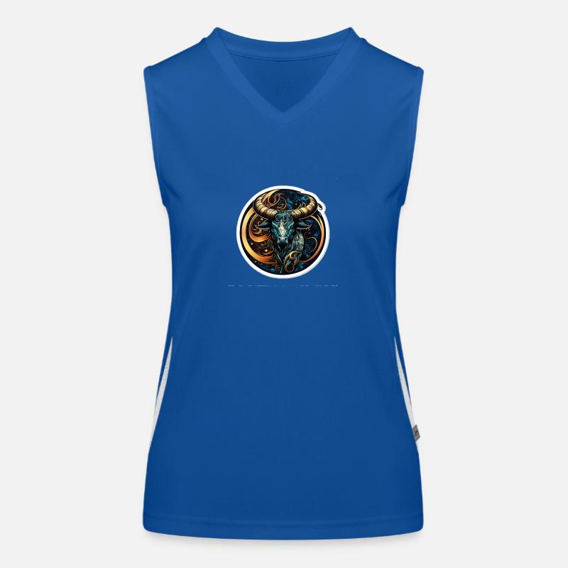 oiled bull Women's Functional Contrast Tank Top