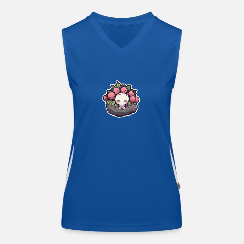 Fruchtmädchen Funktionelles Kontrast-Tank Top für Frauen