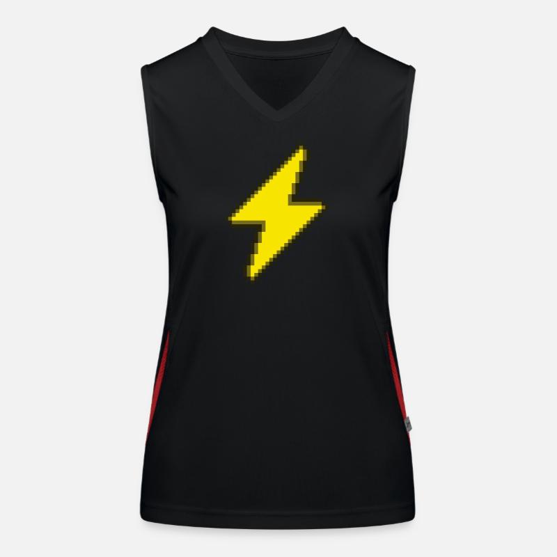 G34.01 Blitz Funktionelles Kontrast-Tank Top für Frauen