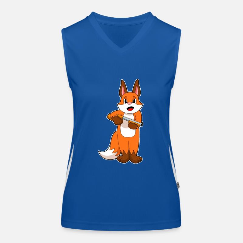 Fuchs Schrotflinte Funktionelles Kontrast-Tank Top für Frauen