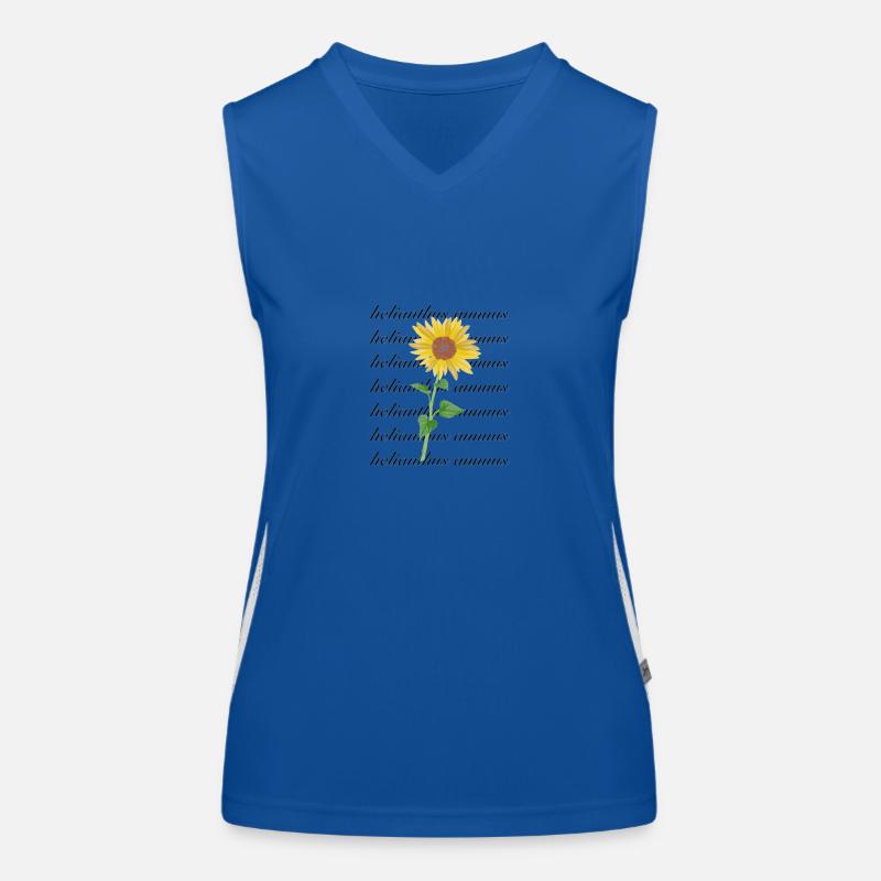 Sonnenblume "helianthus annuus" Funktionelles Kontrast-Tank Top für Frauen
