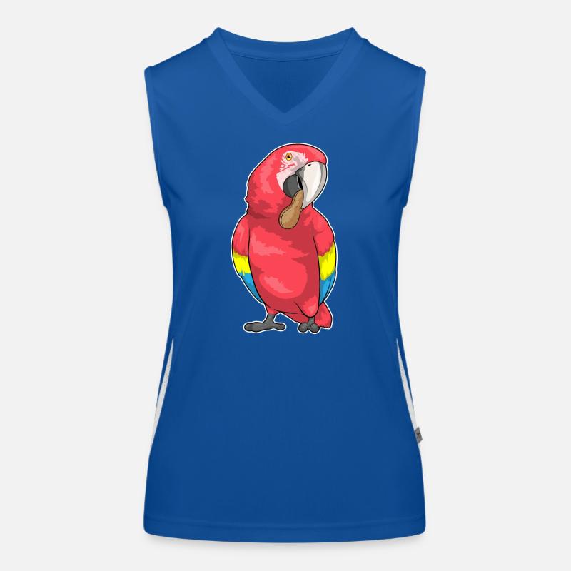 Pappagei Erdnuss Funktionelles Kontrast-Tank Top für Frauen
