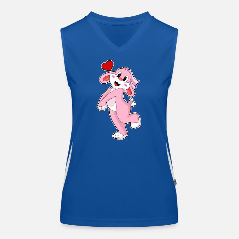 Rabbit Bride Veil Wedding Women's Functional Contrast Tank Top