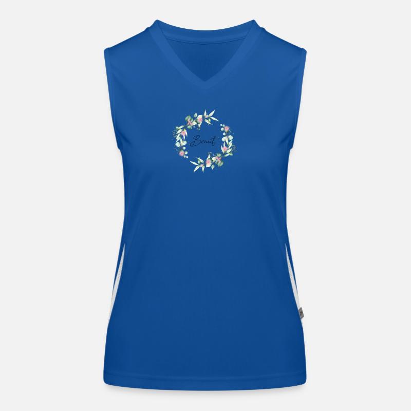 Braut JGA Eukalyptus Boho Junggesellinnenabschied Funktionelles Kontrast-Tank Top für Frauen