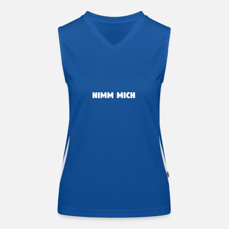 nimm mich Funktionelles Kontrast-Tank Top für Frauen