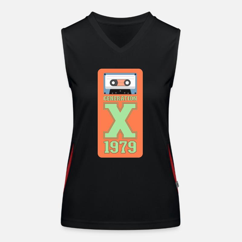 1979 Génération X Reggae Débardeur respirant contrasté Femme