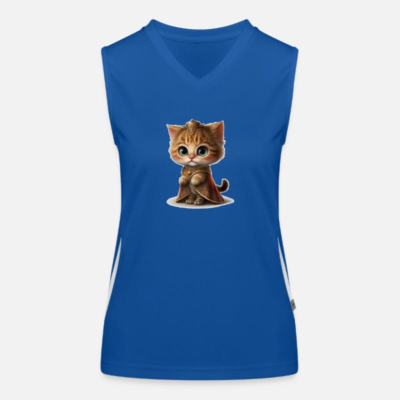 Princesse comme un chat Débardeur respirant contrasté Femme