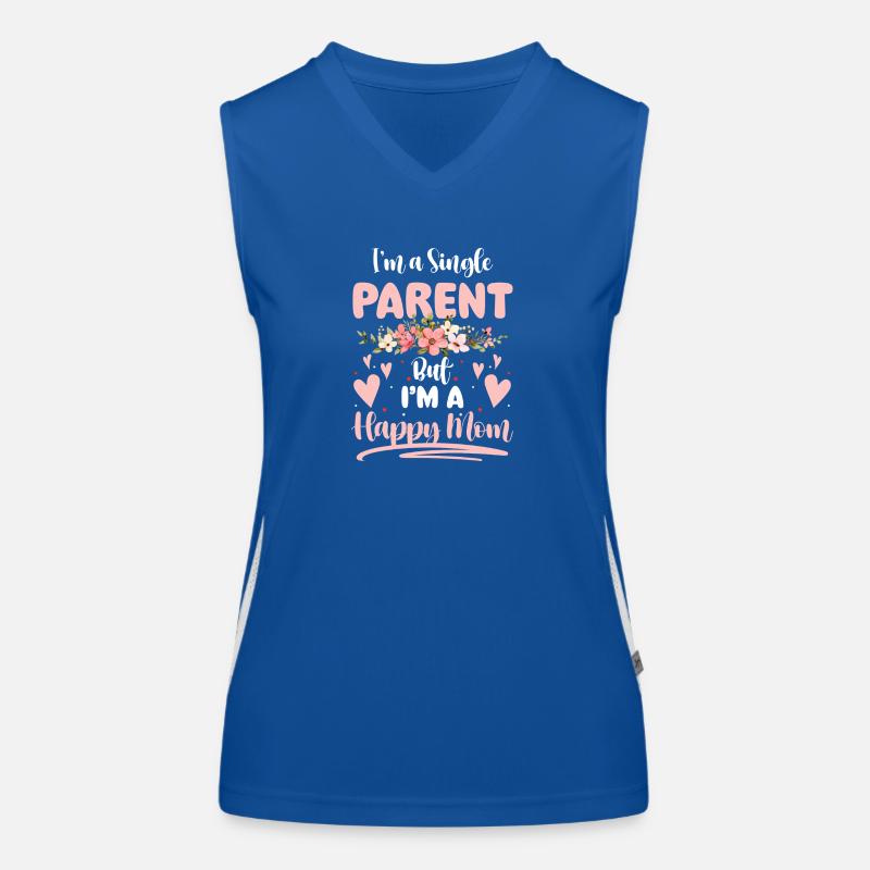 Elternteil Single Funktionelles Kontrast-Tank Top für Frauen