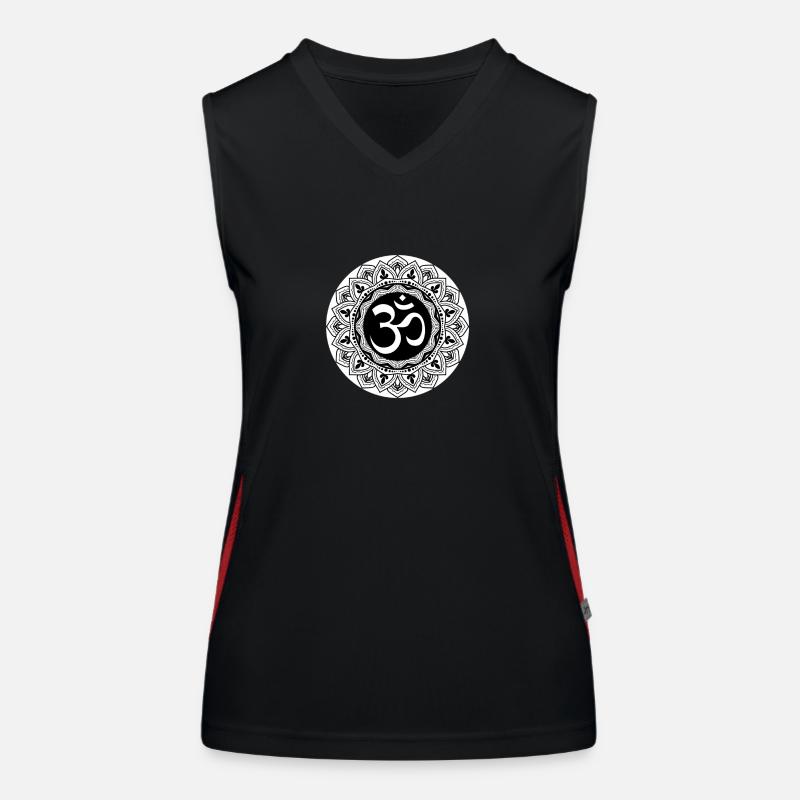 OM Sign Women's Functional Contrast Tank Top