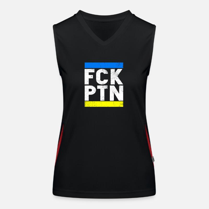 FCK PTN Débardeur respirant contrasté Femme