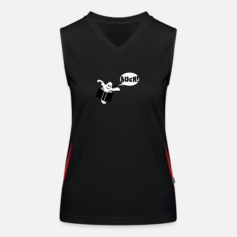 Buch Funktionelles Kontrast-Tank Top für Frauen