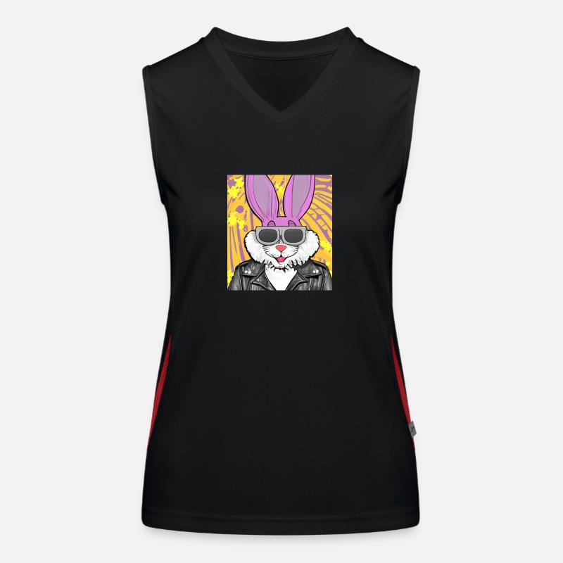 Cool bunny Women's Functional Contrast Tank Top